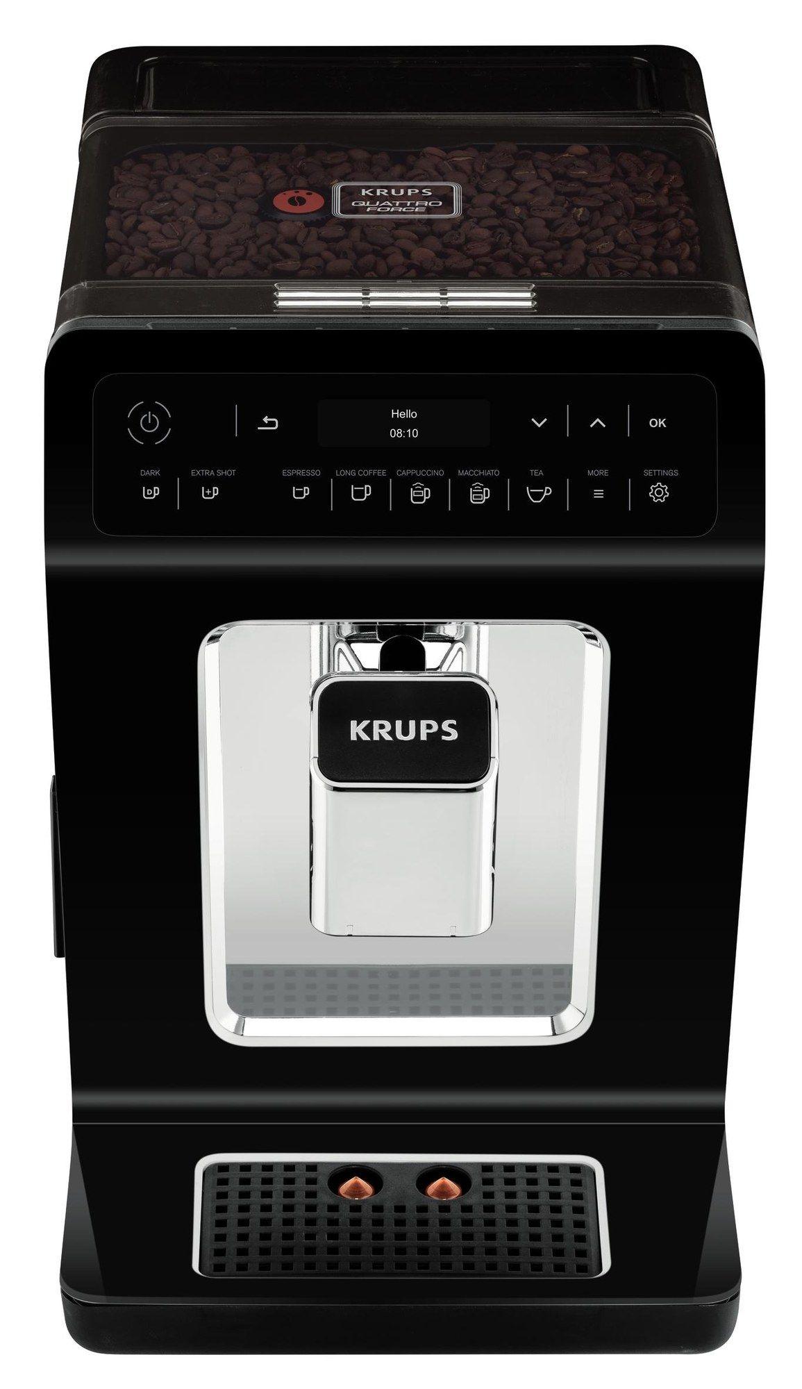 Máquina de Café Expresso Automática KRUPS Evidence EA8918 (Grãos de café - 1450 W - 15 bar - Preto/Cromado) — miniatura 4