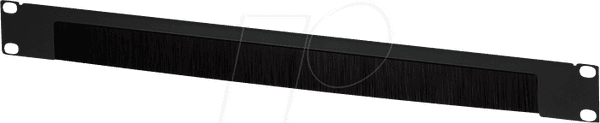 Painel de Gestão de Cabos com Escova LOGILINK PN103B (Preto)