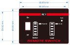 Painel de Controlo Remoto GEMBIRD EG-PWC-PSWRC-01 (Inversores EG-PWC-PS - Com fios - Preto)