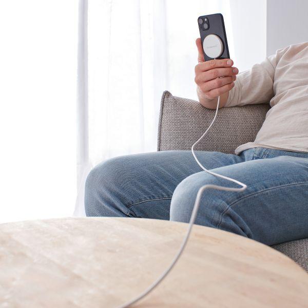 Carregador Wireless INTENSO Magnetic Wireless Charger MW1 (15 W - Smartphone - Branco), miniatura 2