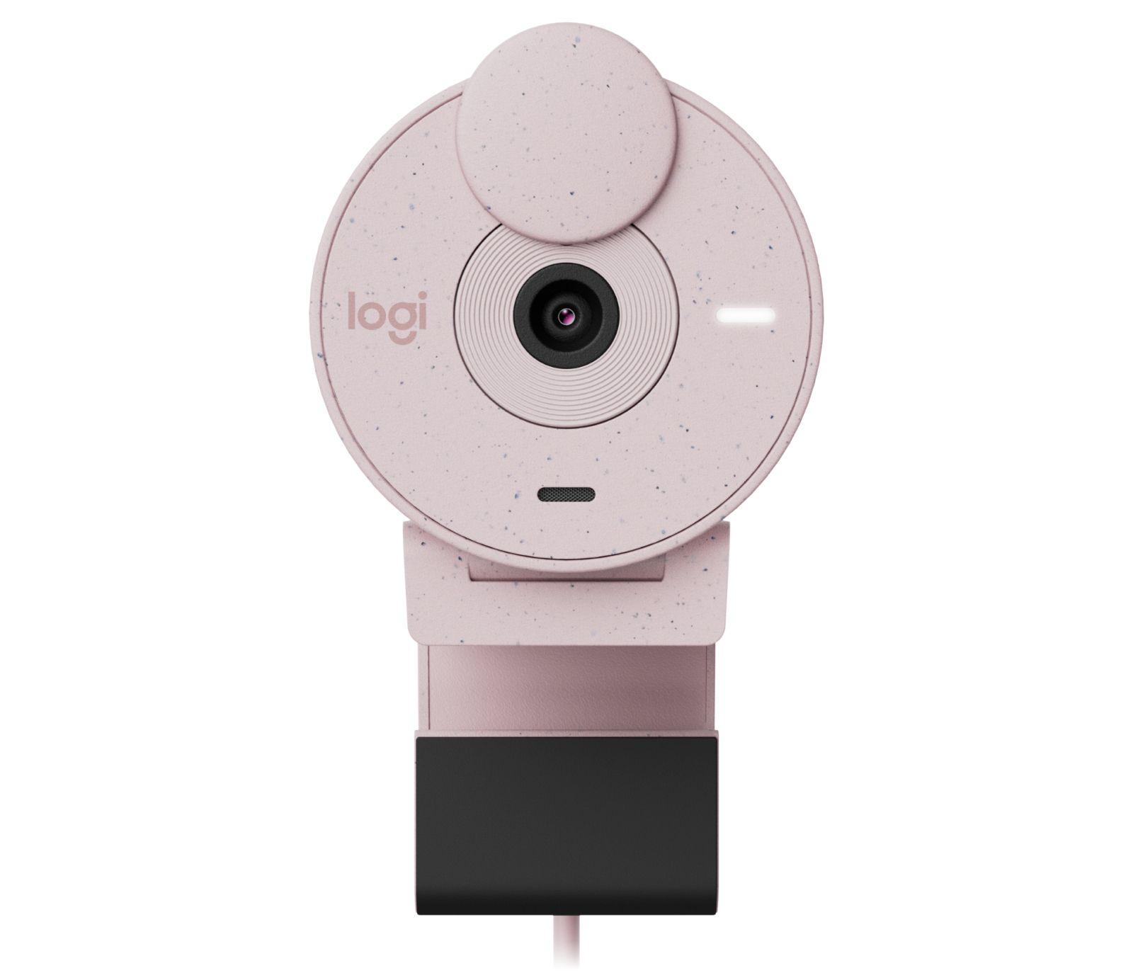 Webcam LOGITECH Brio 300 (USB Type-C - Windows, macOS, ChromeOS - Rosa) — miniatura 3
