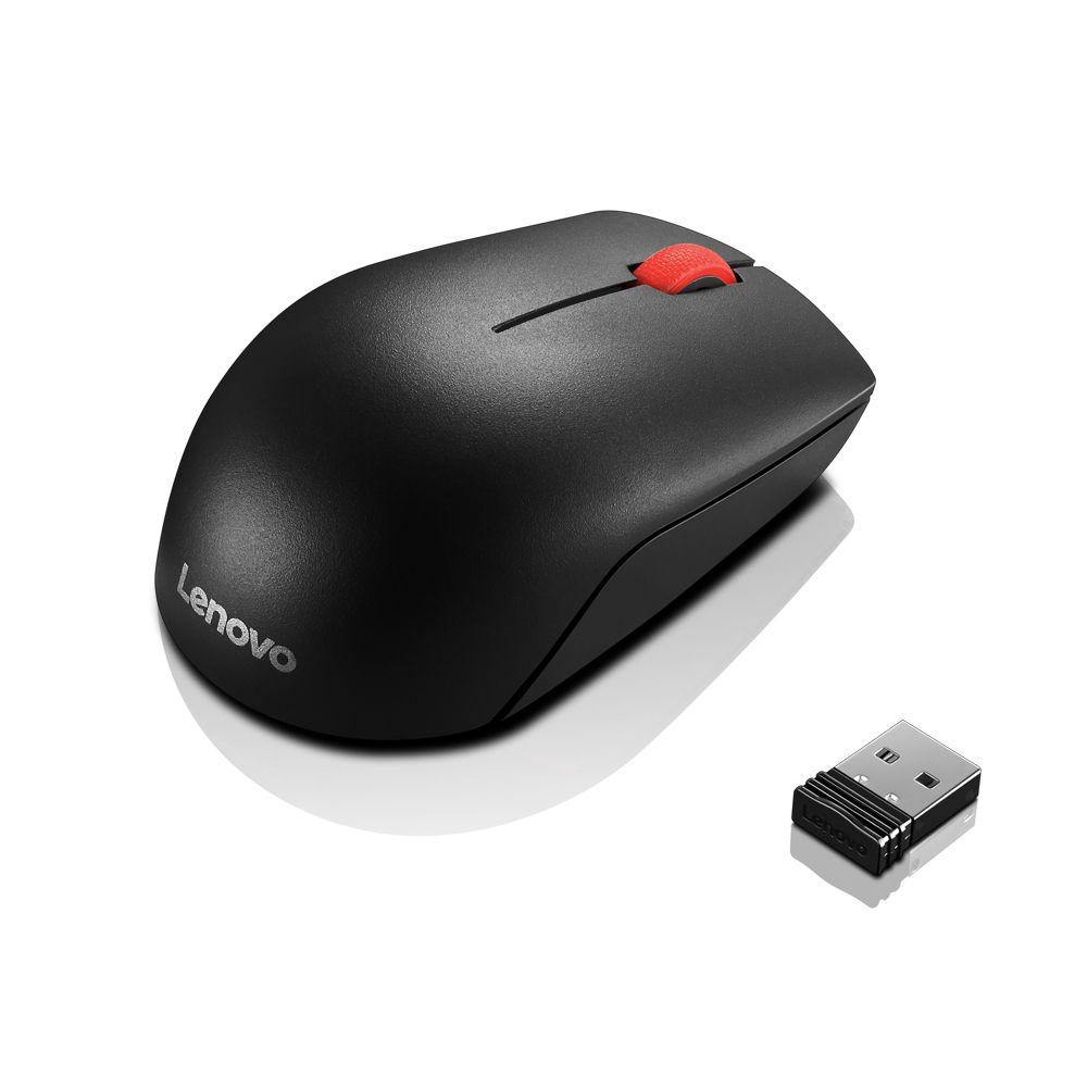 Rato LENOVO Essential Compact Wireless 4Y50R20864 (Ambidestro - 1000 DPI - Ótico - Preto)