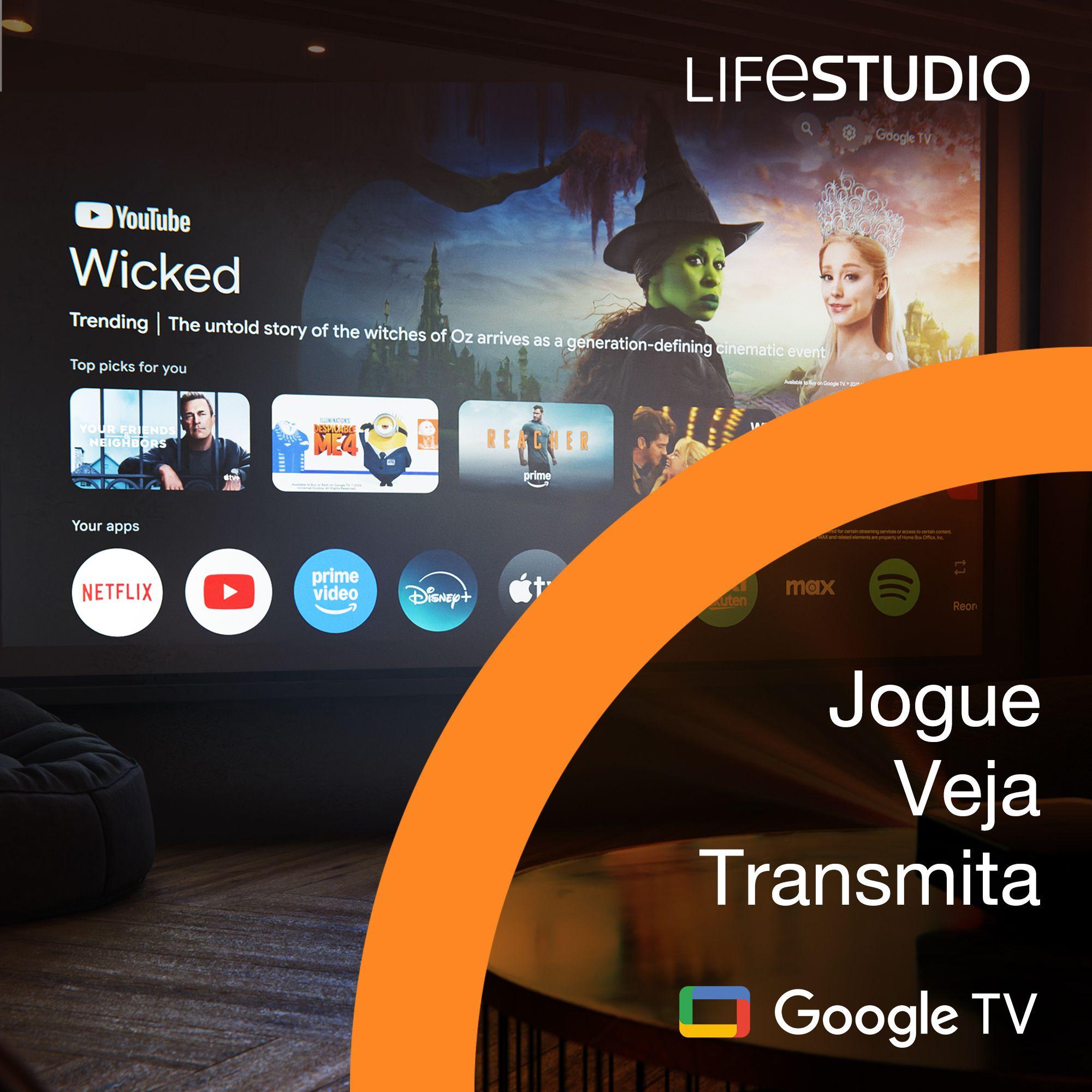 Projetor de Cinema em Casa EPSON Lifestudio Grand Plus EH-LS970W (UHD 4K - Google TV - 4000 ANSI lumens - Branco Diamante) — miniatura 8