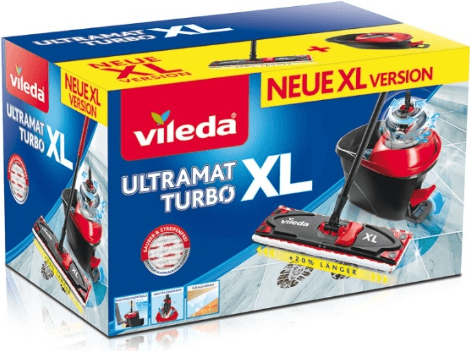 Esfregona VILEDA Ultramax Turbo XL (Preto/Vermelho)