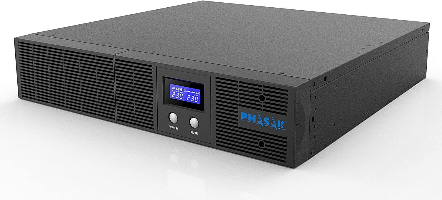 UPS PHASAK PH 7521 (Cabo de alimentação de energia - Cinzento)