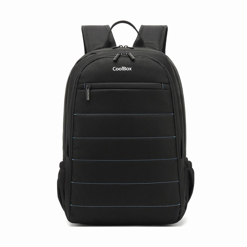 Mochila para Portátil COOLBOX COO-BAG15-2N (15,6" - Impermeável - Preto)