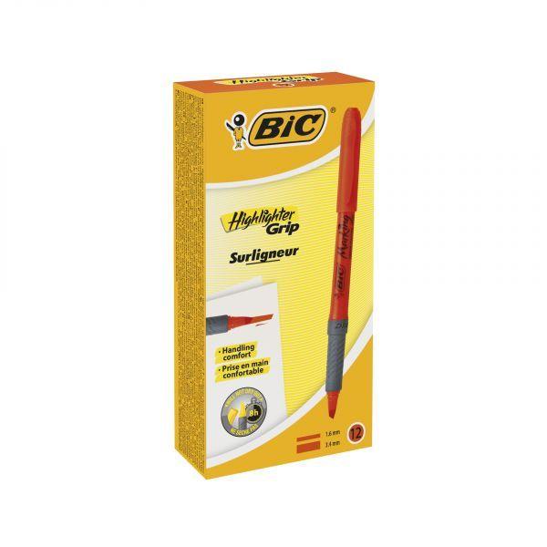 Marcadores Fluorescentes BIC Brite Liner Grip (Laranja) — miniatura 2