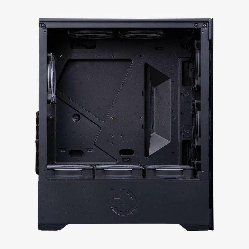 Caixa PC HIDITEC Z20 AURA (ATX, ITX, micro ATX - Midi Tower - ATX, micro-ATX, ITX - Preto) — miniatura 3