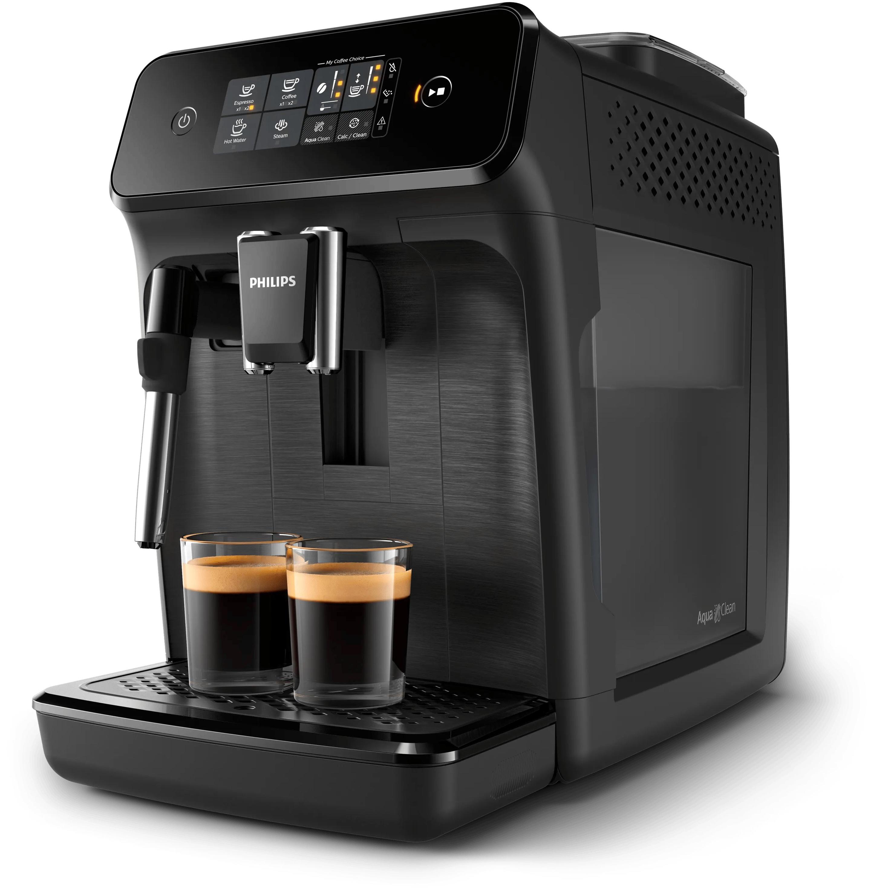 Máquina de Café Expresso Automática PHILIPS Series 1200 EP1220/00 (Grãos de café - 1500 W - 15 bar - Preto)