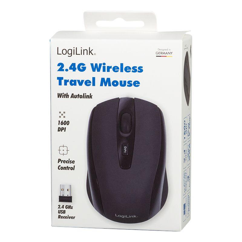 Rato LOGILINK ID0031 (Ambidestro - 1600 DPI - Ótico - Preto), miniatura 6