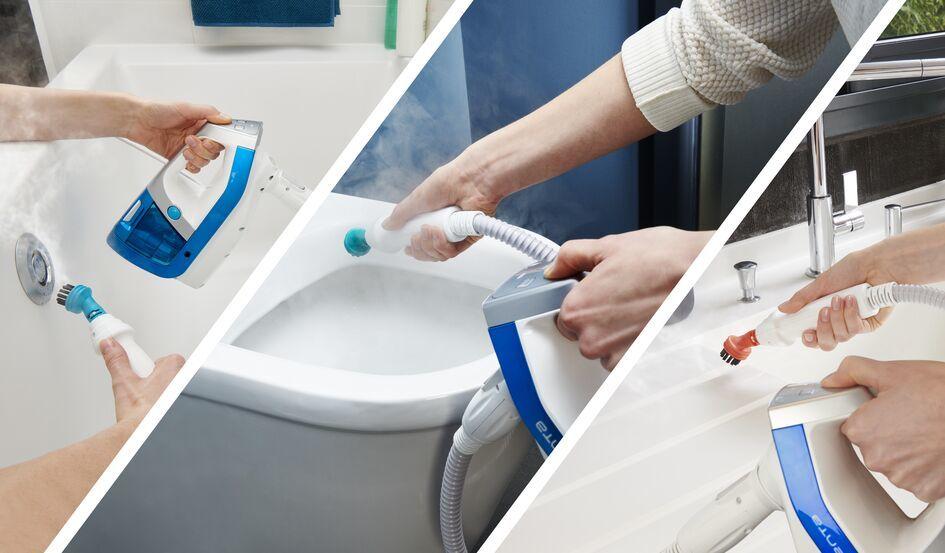 Máquina de Limpeza a Vapor ROWENTA RY8544WH (Altura 118,98 cm - Branco e Azul), miniatura 7