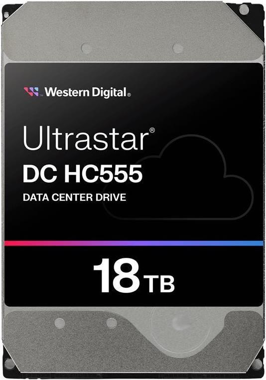 Disco Rígido HDD WESTERN DIGITAL Ultrastar DC HC555 0B48723 (18 TB - Servidor/workstation - Serial ATA III)