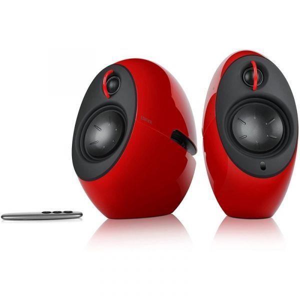 Colunas EDIFIER E25HD-RD (Com fios e sem fios - Universal - Vermelho)