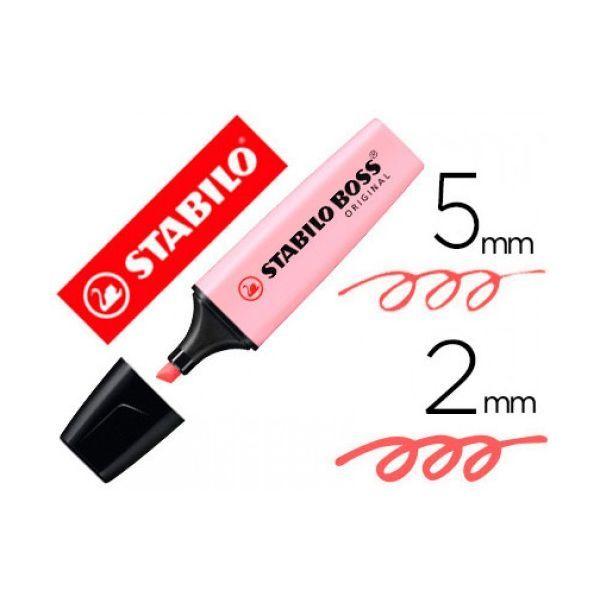 Marcador Fluorescente STABILO BOSS ORIGINAL 70 (Rosa Pastel), miniatura 2