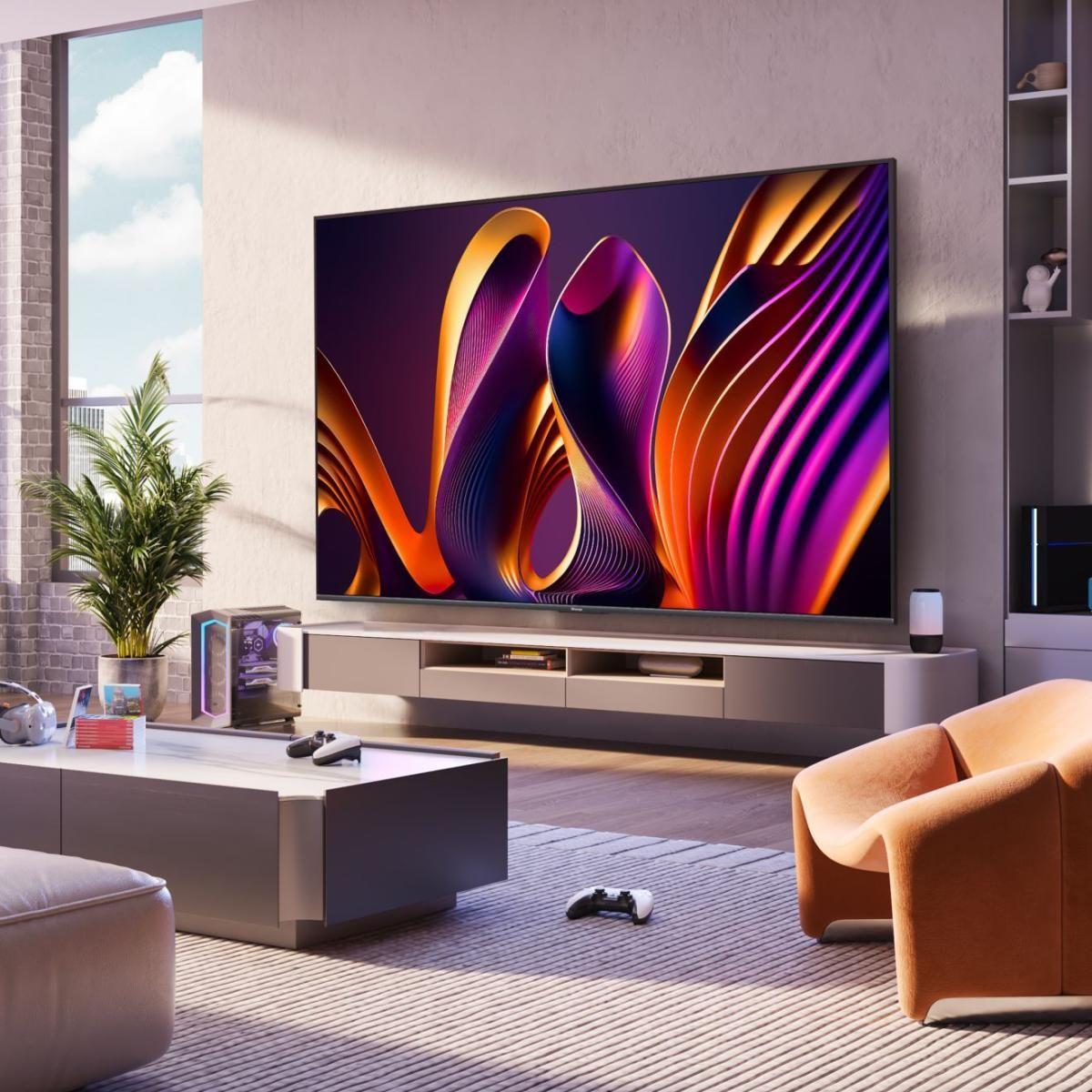 Televisão HISENSE TV 100E7NQPRO (QLED - 4K Ultra HD - 3840 x 2160 pixels - Preto), miniatura 5