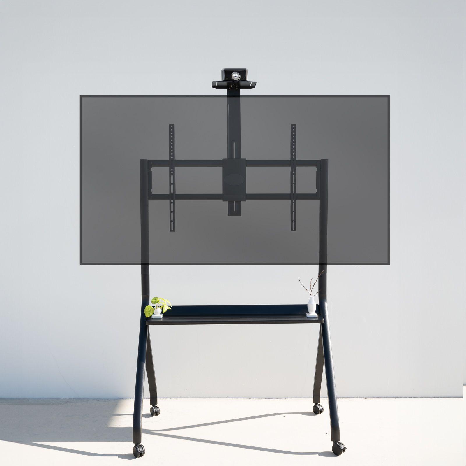 Suporte de Chão com Rodízios TOOQ FS20208M-B (55-100" - VESA 900x600 - Preto) — miniatura 3