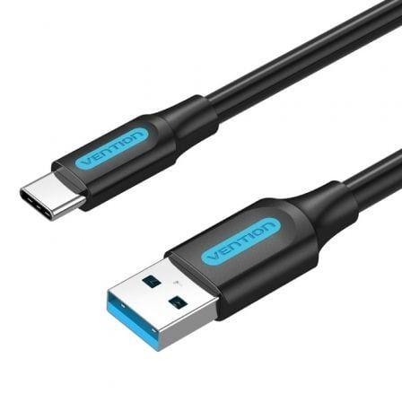 Cabo USB VENTION COZBH (2 m - USB-C - USB-A - Preto)