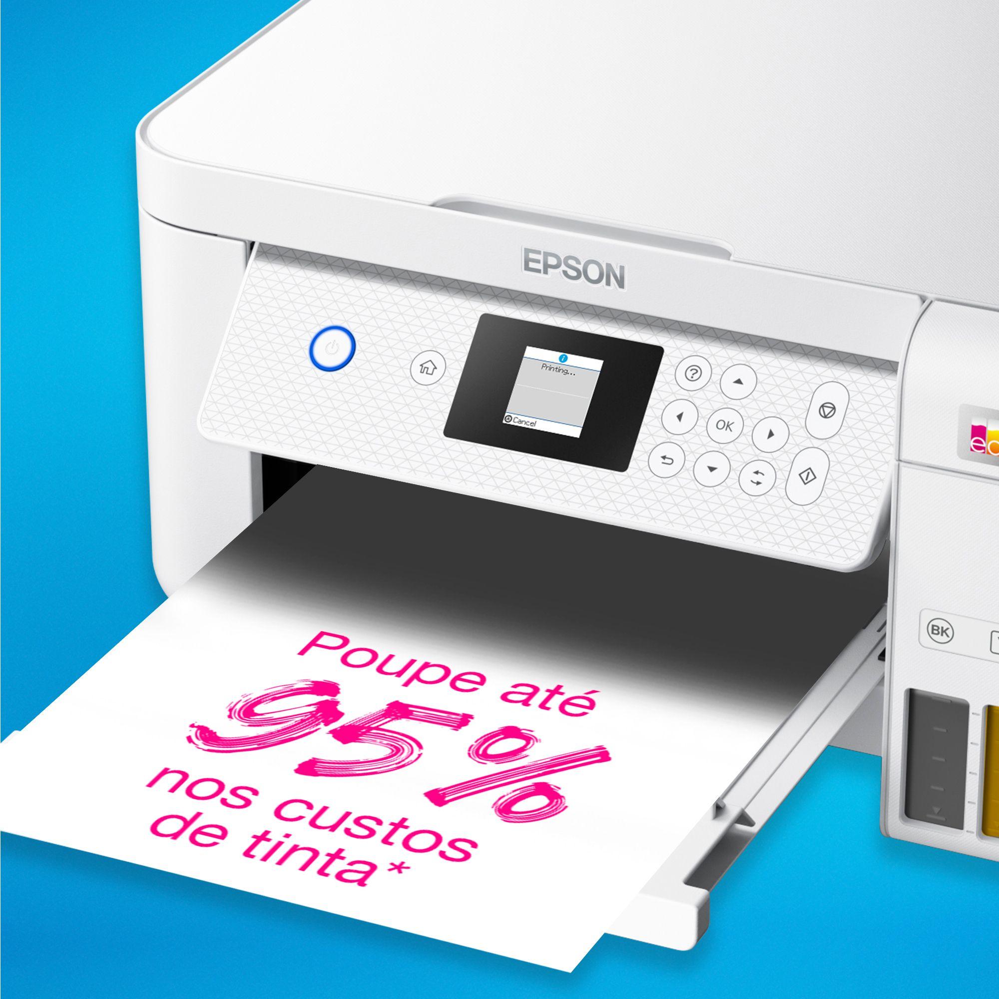 Impressora Multifunções EPSON EcoTank ET-2856 (A4 - Impressão a cores - 100 folhas - Branco), miniatura 8