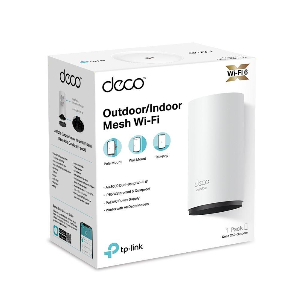 Sistema Mesh para Exterior TP-LINK Deco X50-Outdoor (Wi-Fi 6 - 2402 Mbit/s - Dual-band - Branco) — miniatura 3