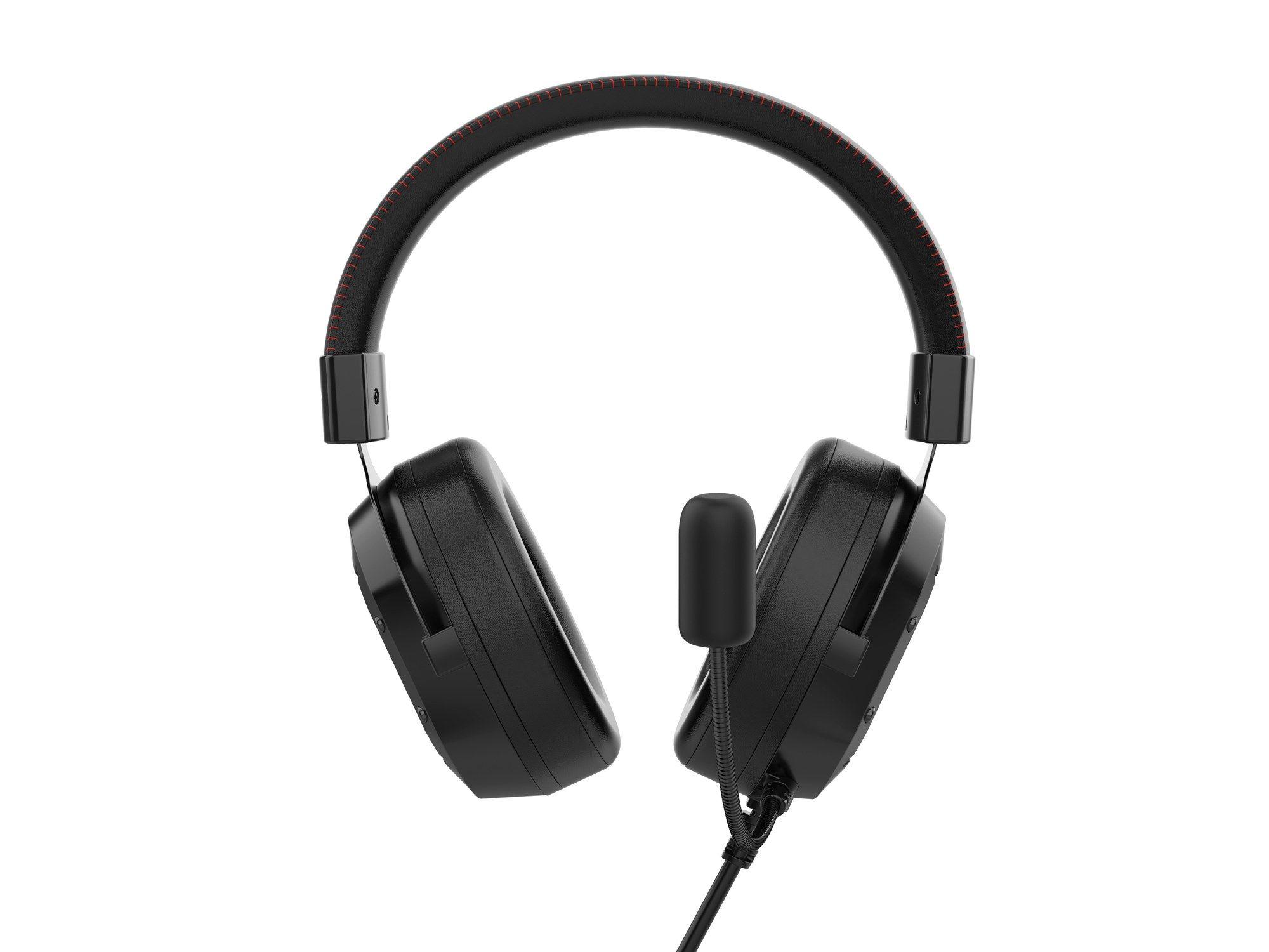 Auscultadores CONCEPTRONIC ATHAN02B (Binaural - Com fios - Circumaural - Preto)