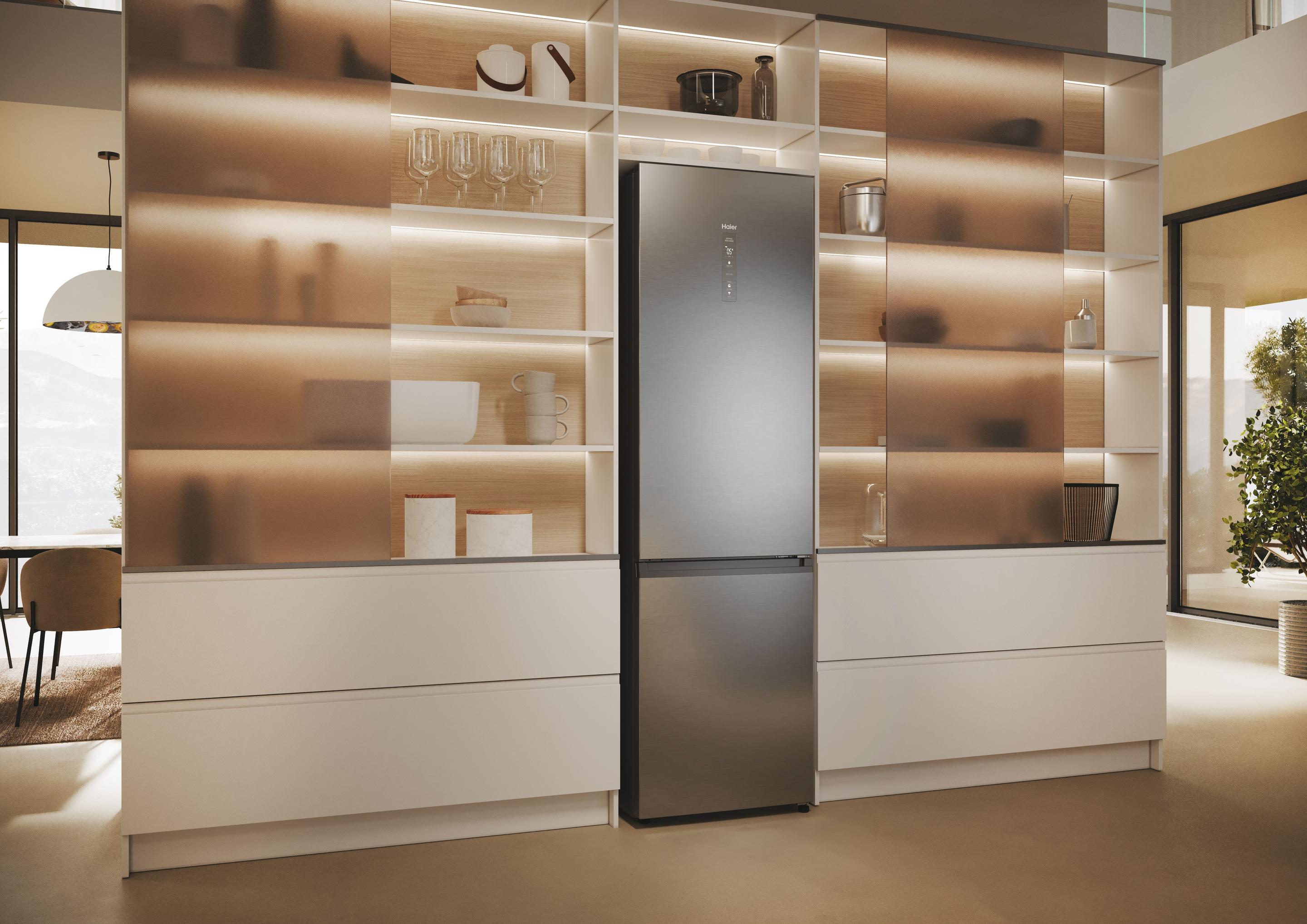 Frigorífico Combinado Independente HAIER HDPW5620CNPK (406 l - hOn - 205x59,5x66,7 cm - Prateado) — miniatura 16