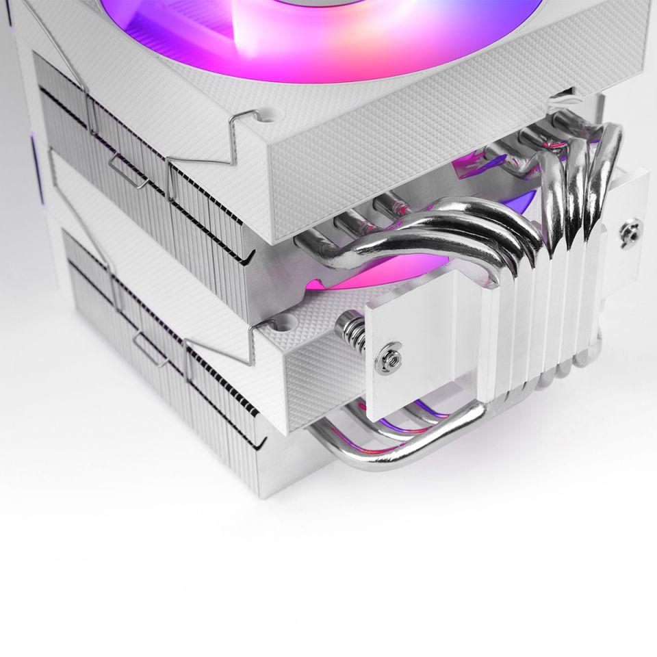 Cooler CPU MARS GAMING MCPU-X26W (12 cm - 2600 RPM - Multi - Branco) — miniatura 6