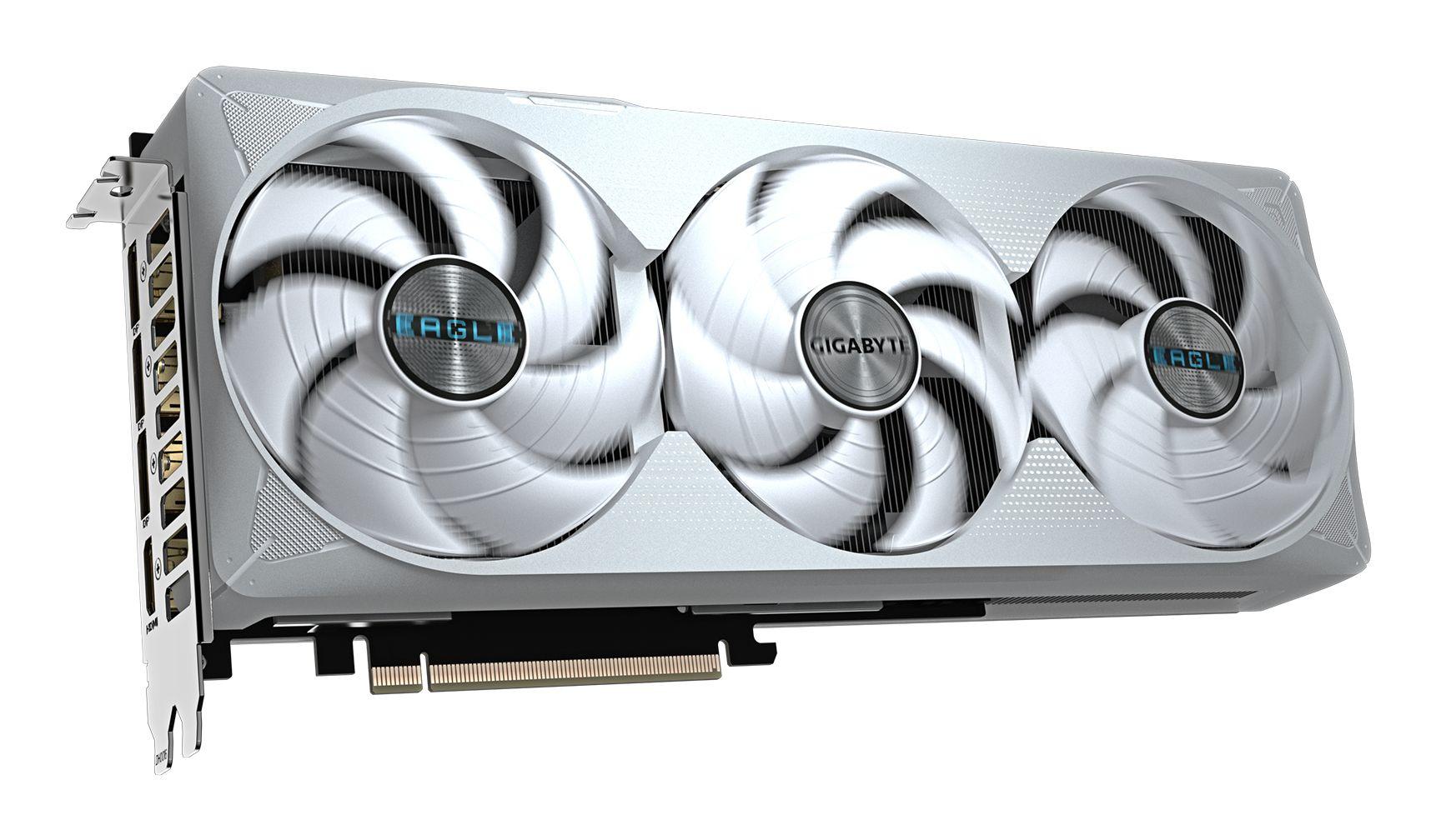 Placa Gráfica GIGABYTE GeForce RTX 5070 Ti EAGLE OC ICE SFF 16G (GeForce RTX 5070 Ti - 30000 MHz - 16 GB - Branco) — miniatura 3