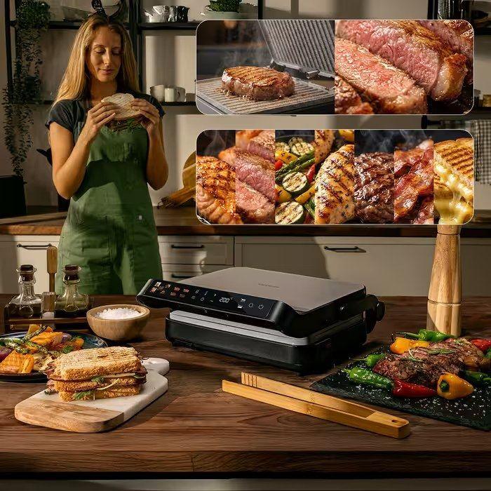 Grelhador Elétrico CECOTEC Rock'nGrill 2000 PerfectCook (Preto e Cinzento), miniatura 5