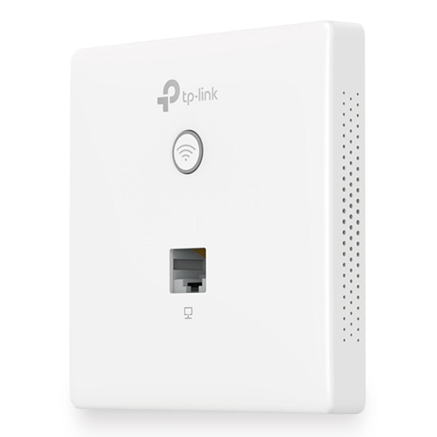 Ponto de Acesso de Parede TP-LINK EAP115-Wall (300 Mbit/s - Banda única - 10/100Base-T - Branco)