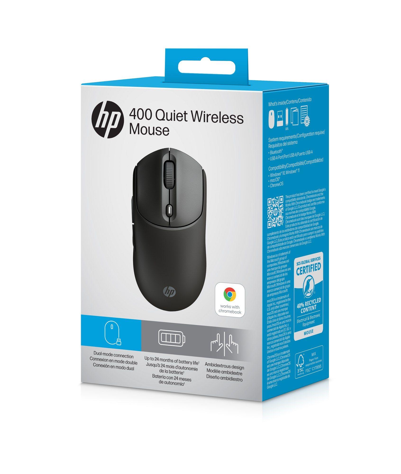 Rato HP 400 Dual (Ambidestro - 6000 DPI - Ótico - Preto) — miniatura 11