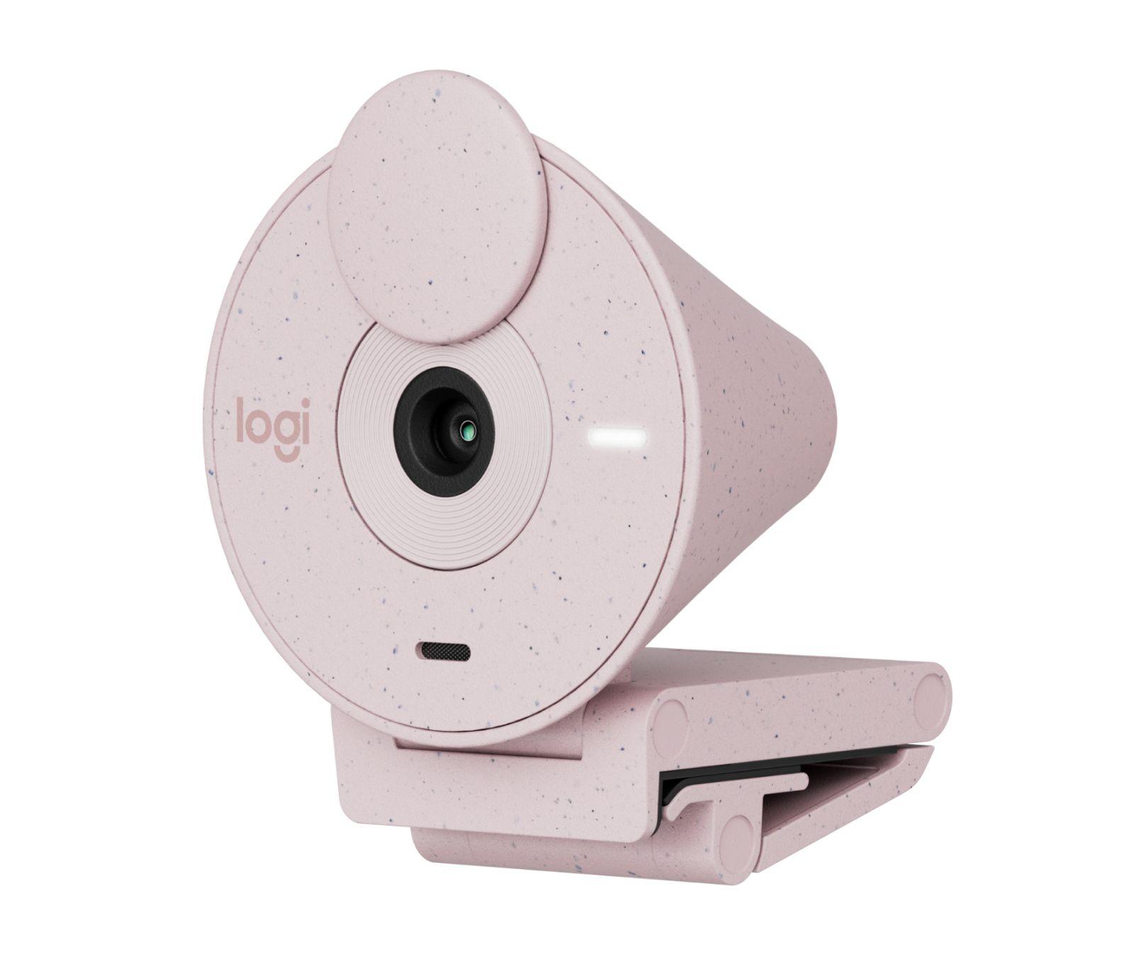 Webcam LOGITECH Brio 300 (USB Type-C - Windows, macOS, ChromeOS - Rosa) — miniatura 5