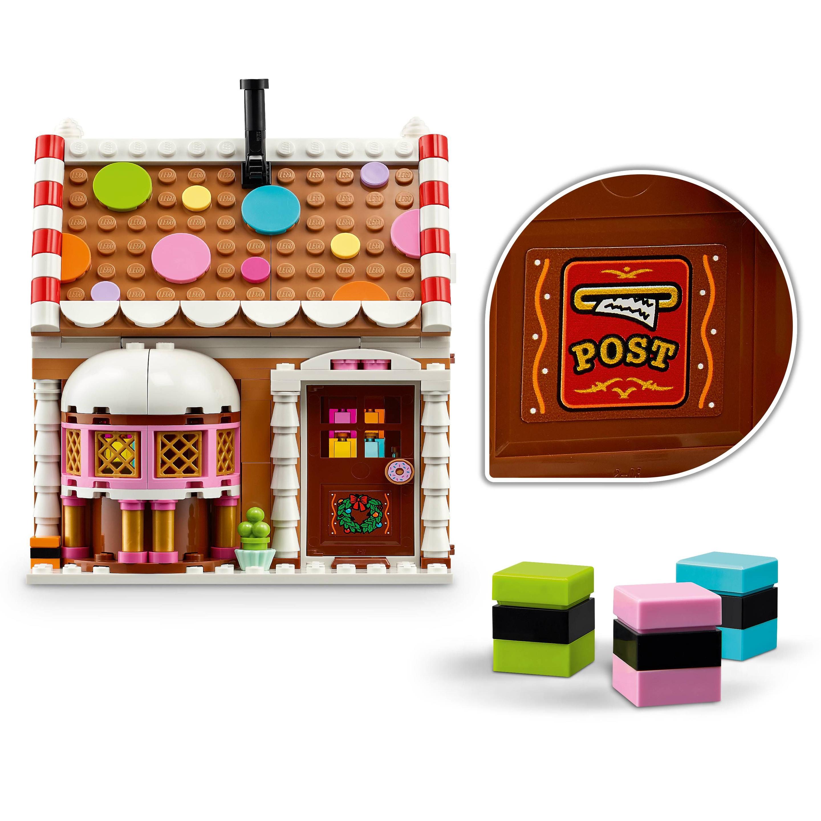 LEGO 40809 Seasonal Casa de Gengibre Festiva (10+ anos - 498 peças) — miniatura 6