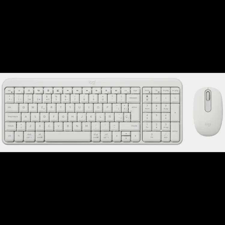 Teclado LOGITECH MK250 (Nórdico - RF Wireless + Bluetooth - RF sem fios e Bluetooth - Grafite)