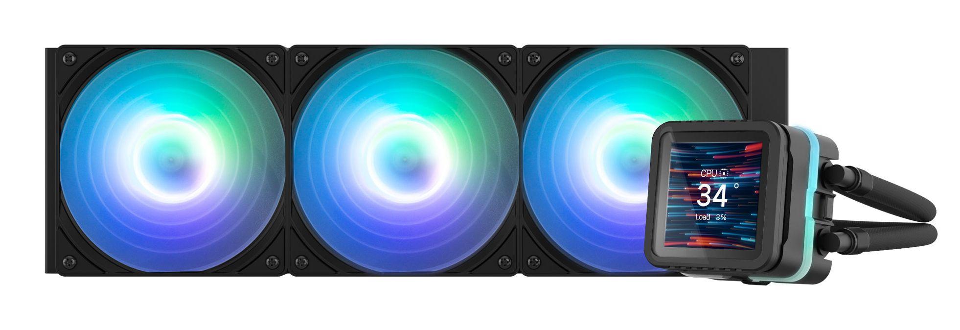 Sistema de Refrigeração Líquida para CPU ZALMAN ALPHA2 DS A36 BLACK (120 mm - 2000 RPM - 4-pin - Preto)