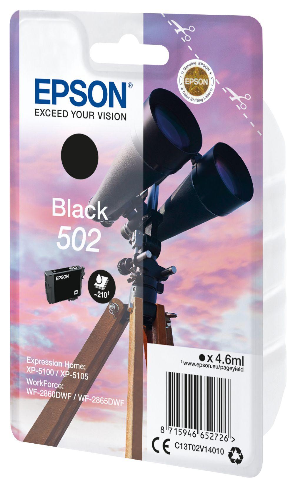 Tinteiro EPSON 502 (210 páginas - Preto), miniatura 7