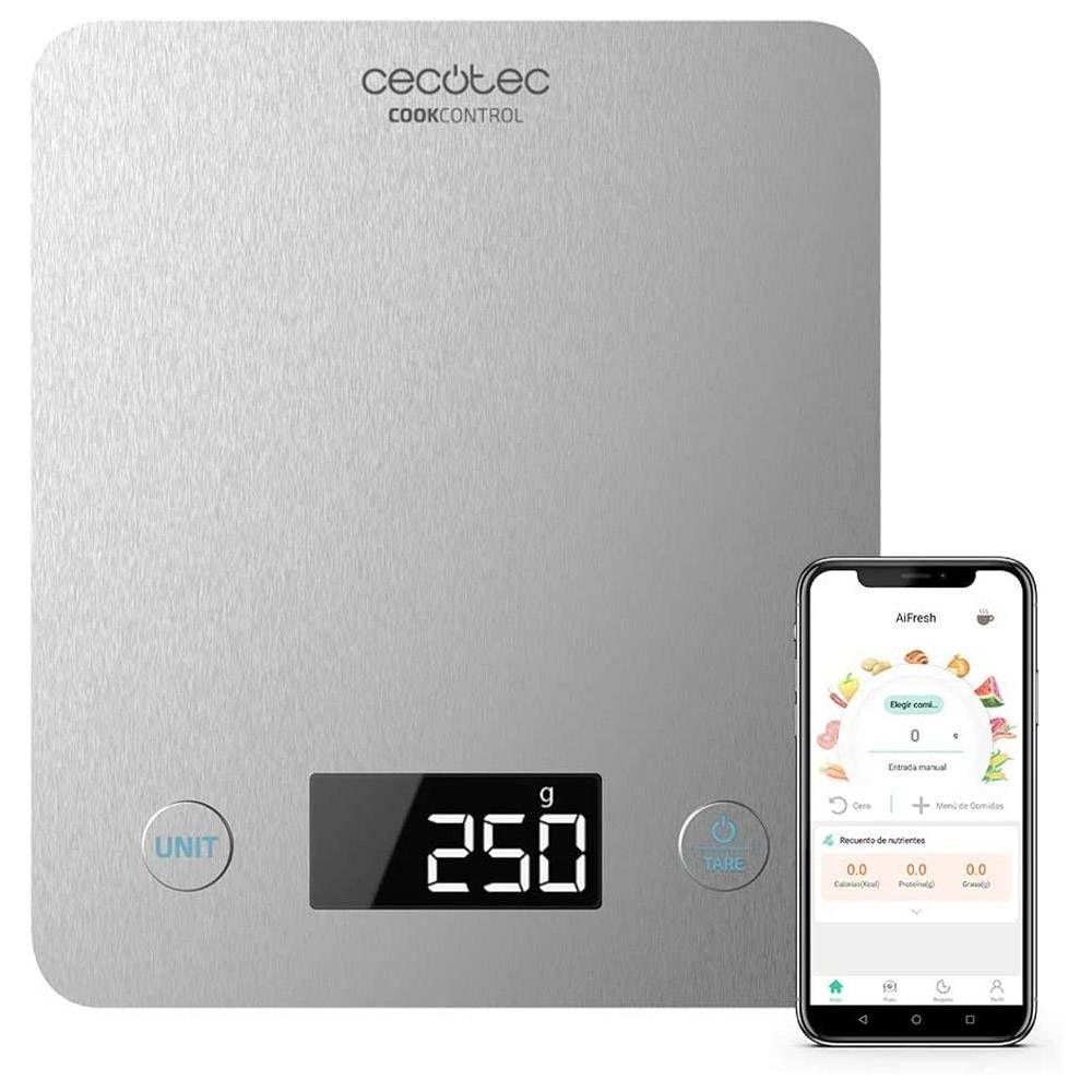 Balança de Cozinha CECOTEC Cook Control 10000 Connected (Aço inoxidável) — miniatura 2