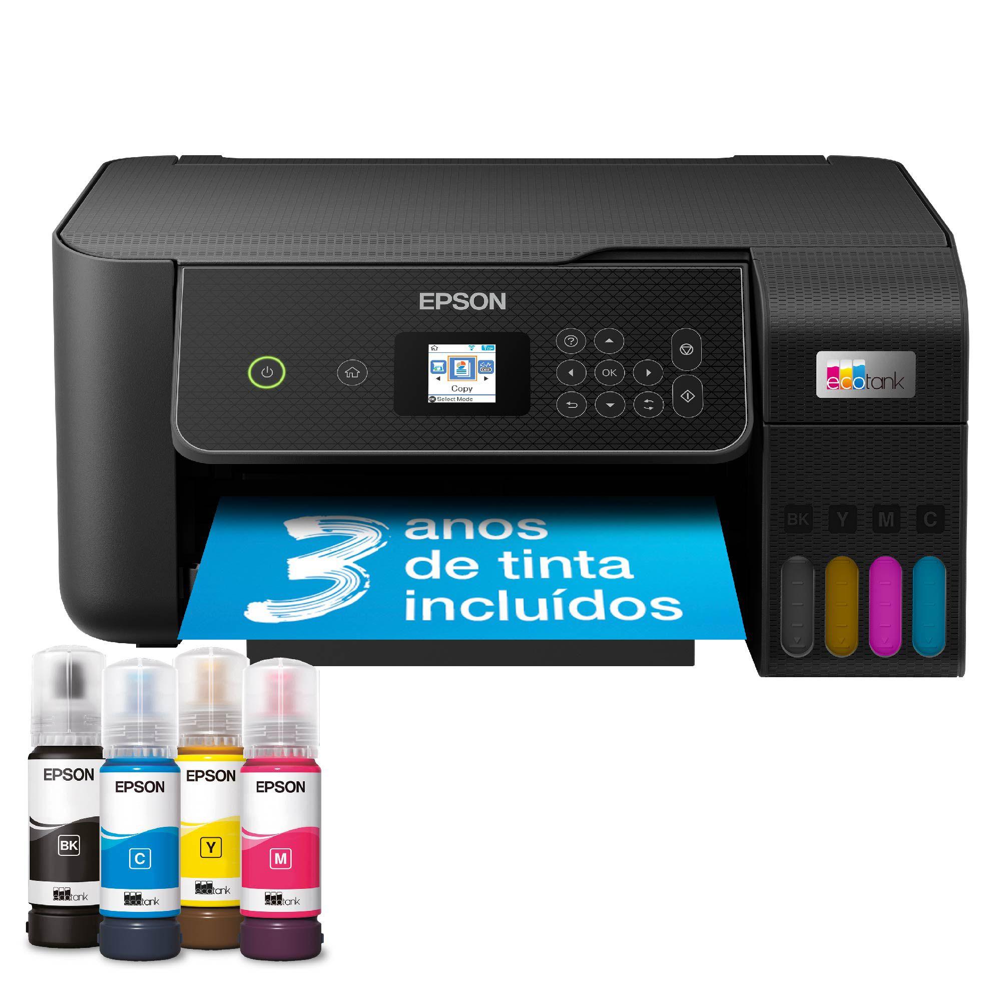 Impressora Multifunções EPSON EcoTank ET-2870 (A4 - Impressão a cores - 100 folhas - Preto) — miniatura 2