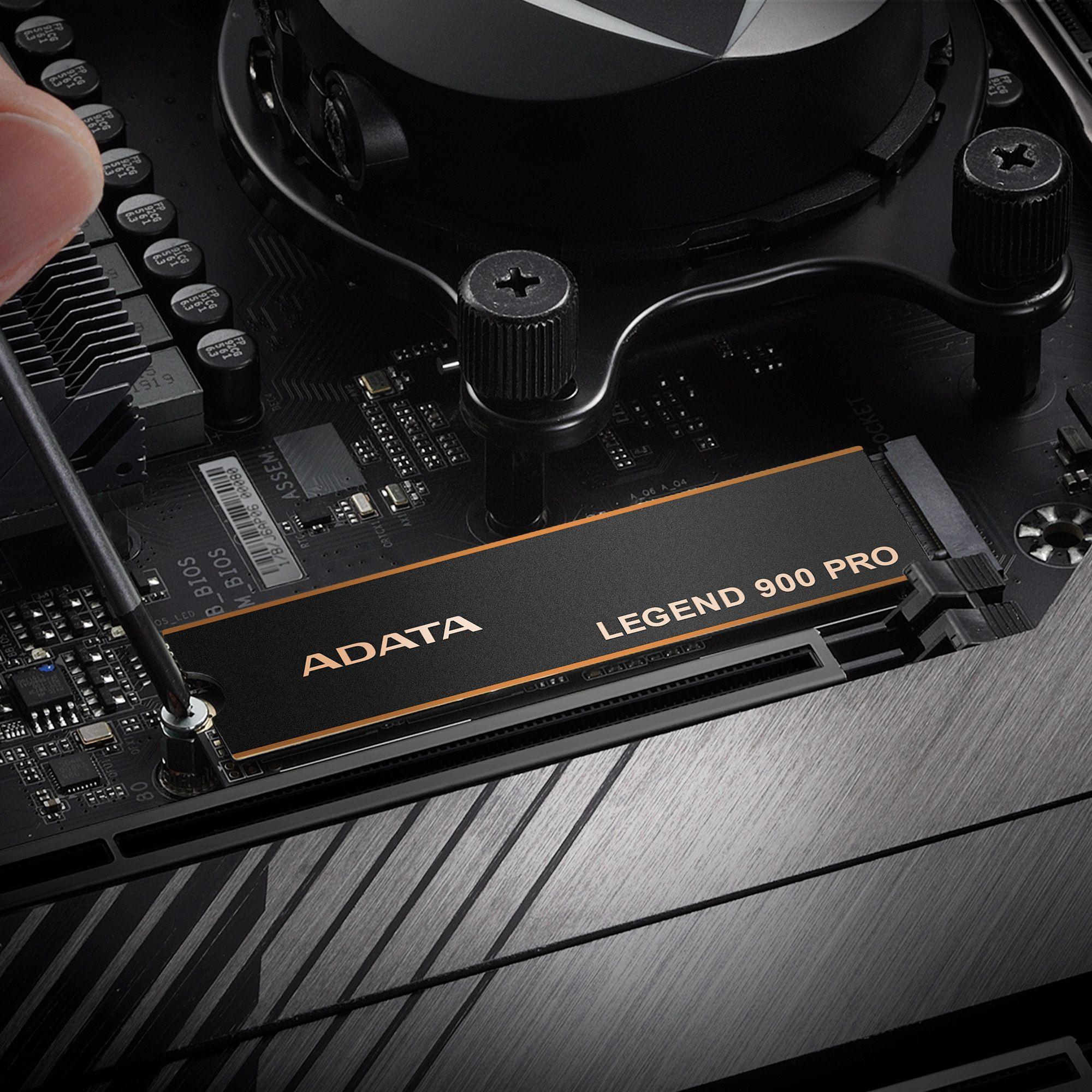 Disco SSD ADATA LEGEND 900 PRO (4 TB - M.2 2280 - PCIe 4.0 NVMe - Preto/Dourado) — miniatura 11
