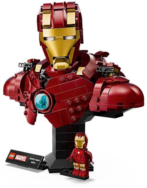 LEGO 76327 Marvel Super Heroes Busto do Iron Man MK4 (18+ anos - 436 peças) — miniatura 5