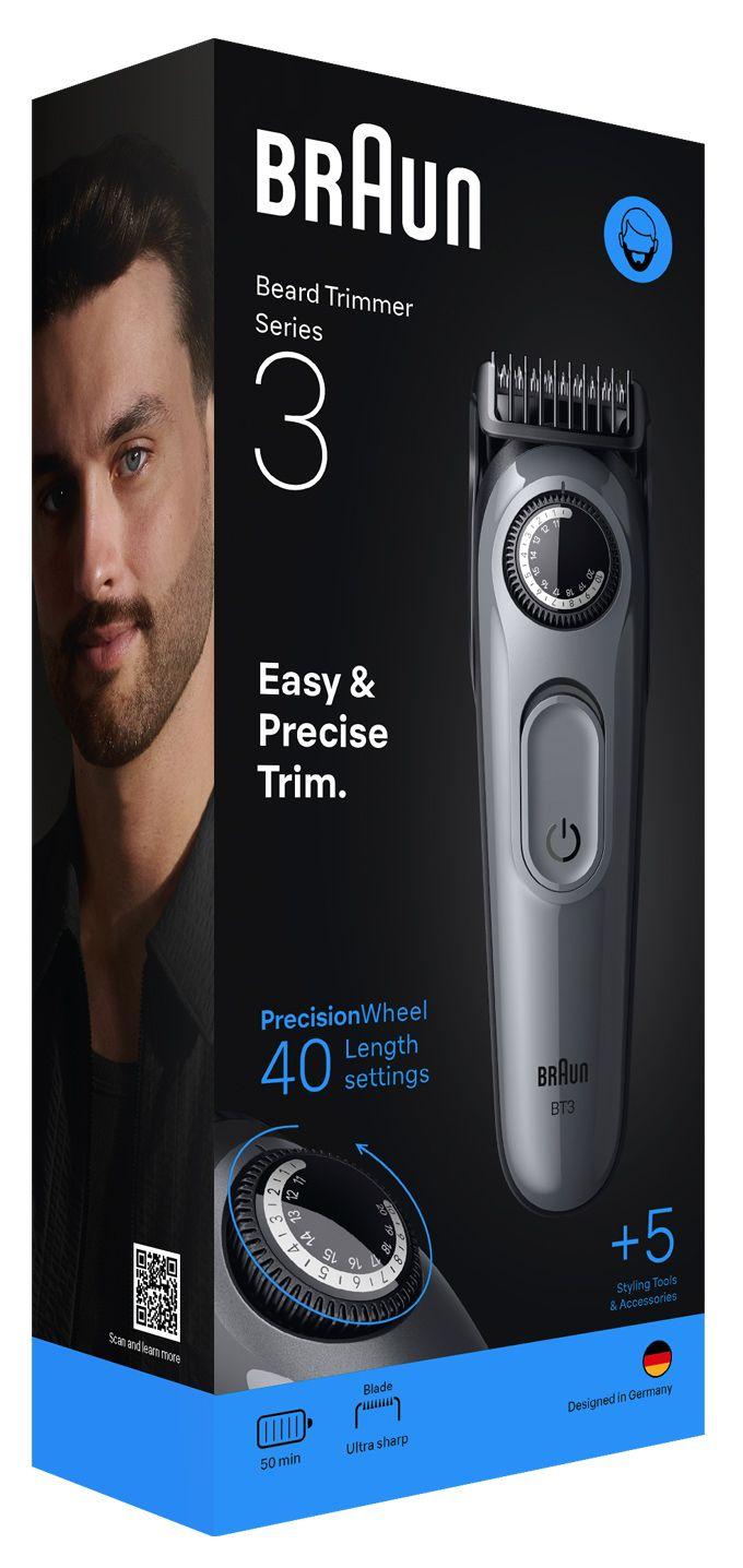 Aparador de Barba BRAUN BT3560 (Preto e Cinzento) — miniatura 3