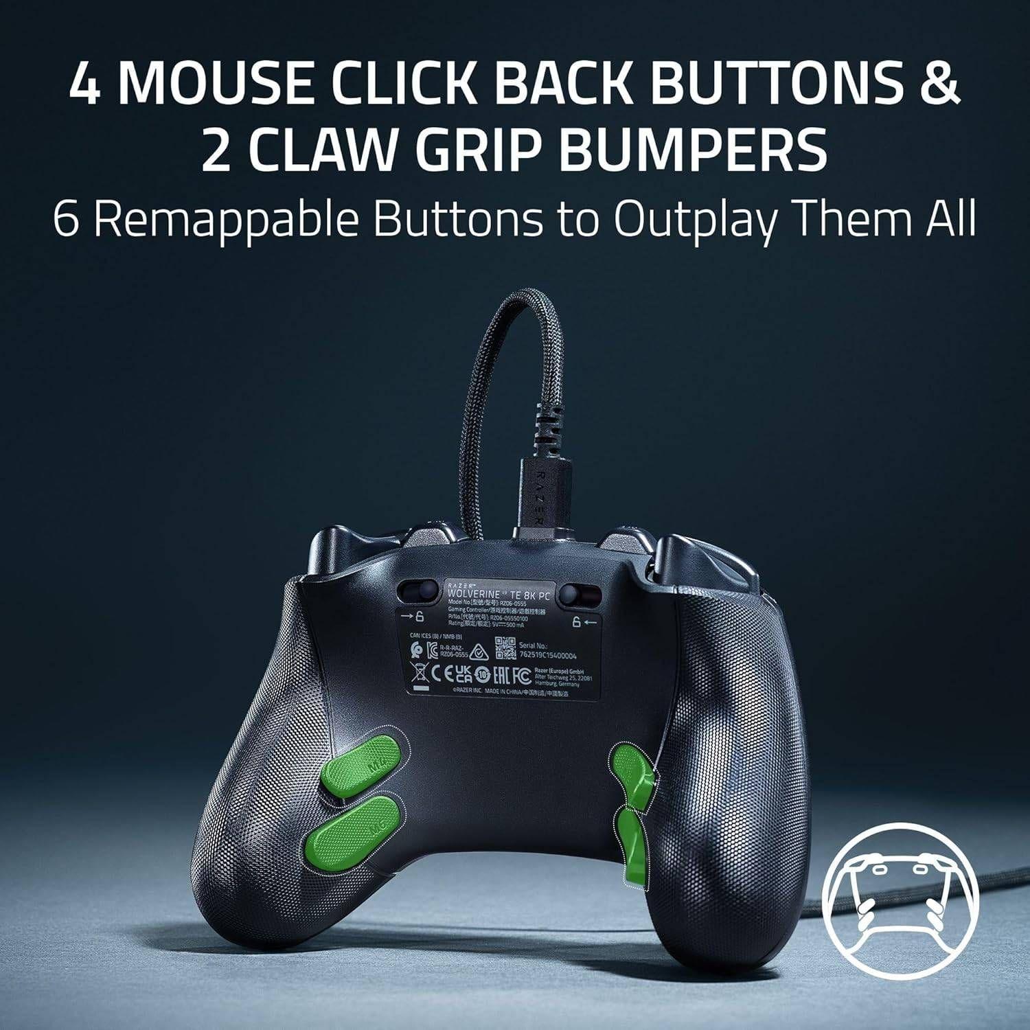 Comando RAZER Wolverine V3 Tournament Edition (PC - Com fios - Preto) — miniatura 4