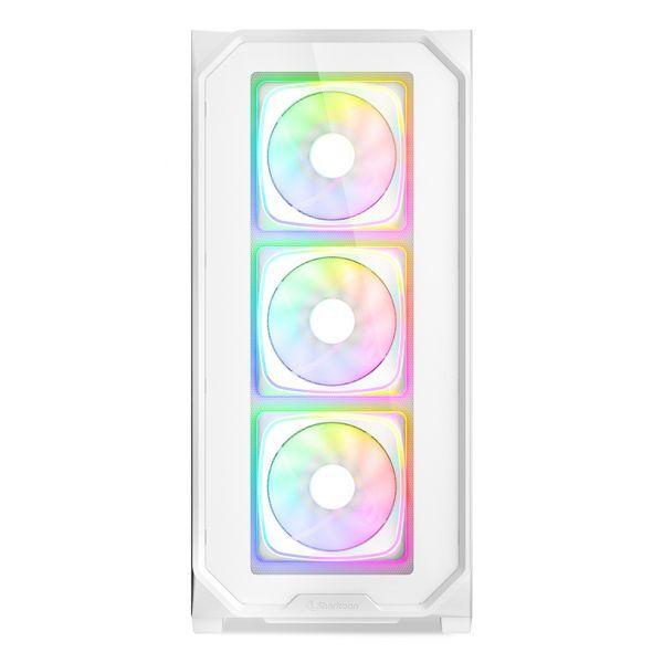 Caixa de PC SHARKOON AK5G RGB (ATX, Micro ATX, Mini-ITX - Midi Tower - 17 cm - Branco) — miniatura 2