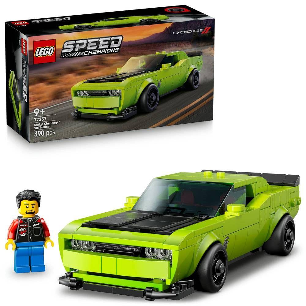 LEGO 77237 Speed Champions Carro Desportivo Dodge Challenger SRT Hellcat (9+ anos - 390 peças) — miniatura 3