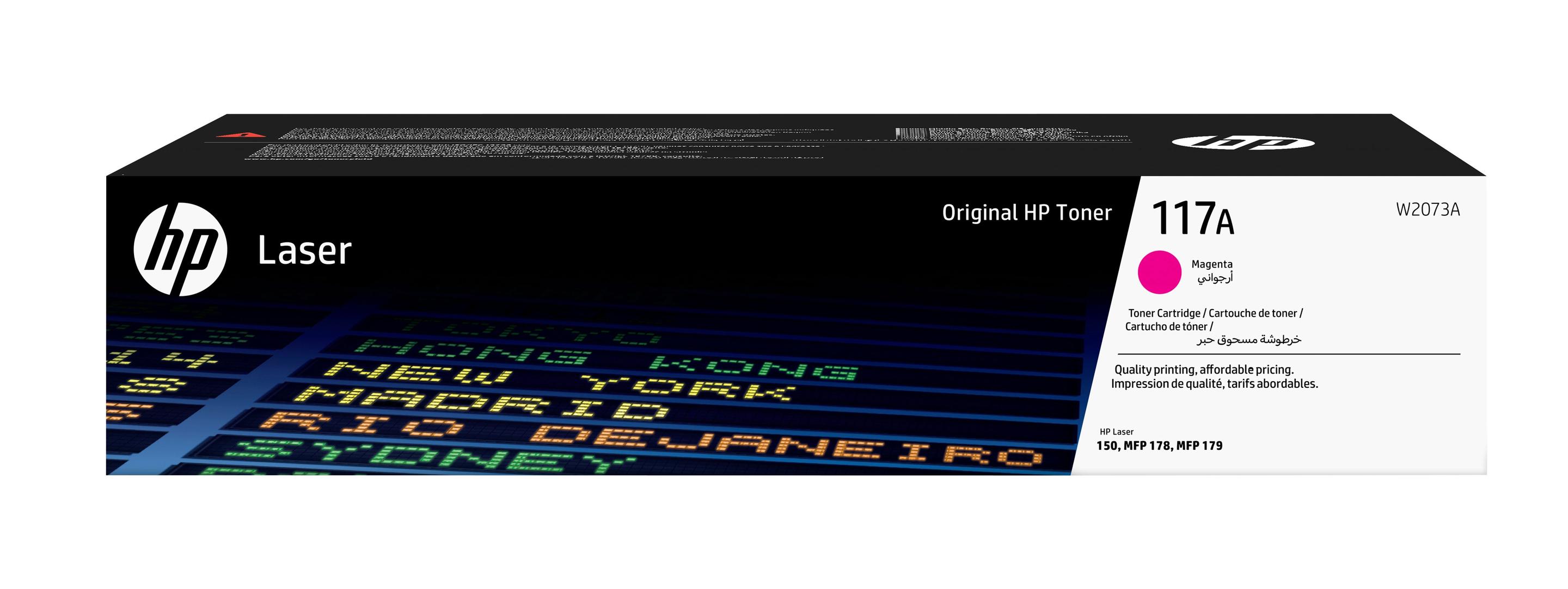Toner HP W2073A 117A (700 páginas - Magenta)