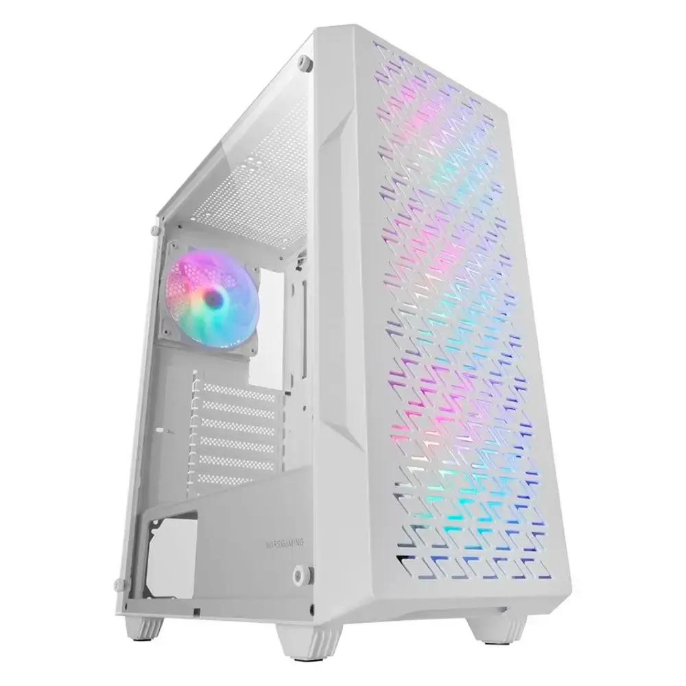 Caixa para PC MARS GAMING MC-GEO (ATX, Micro ATX, Mini-ITX - Midi Tower - ATX, Mini-ITX, Micro ATX - Branco) — miniatura 3