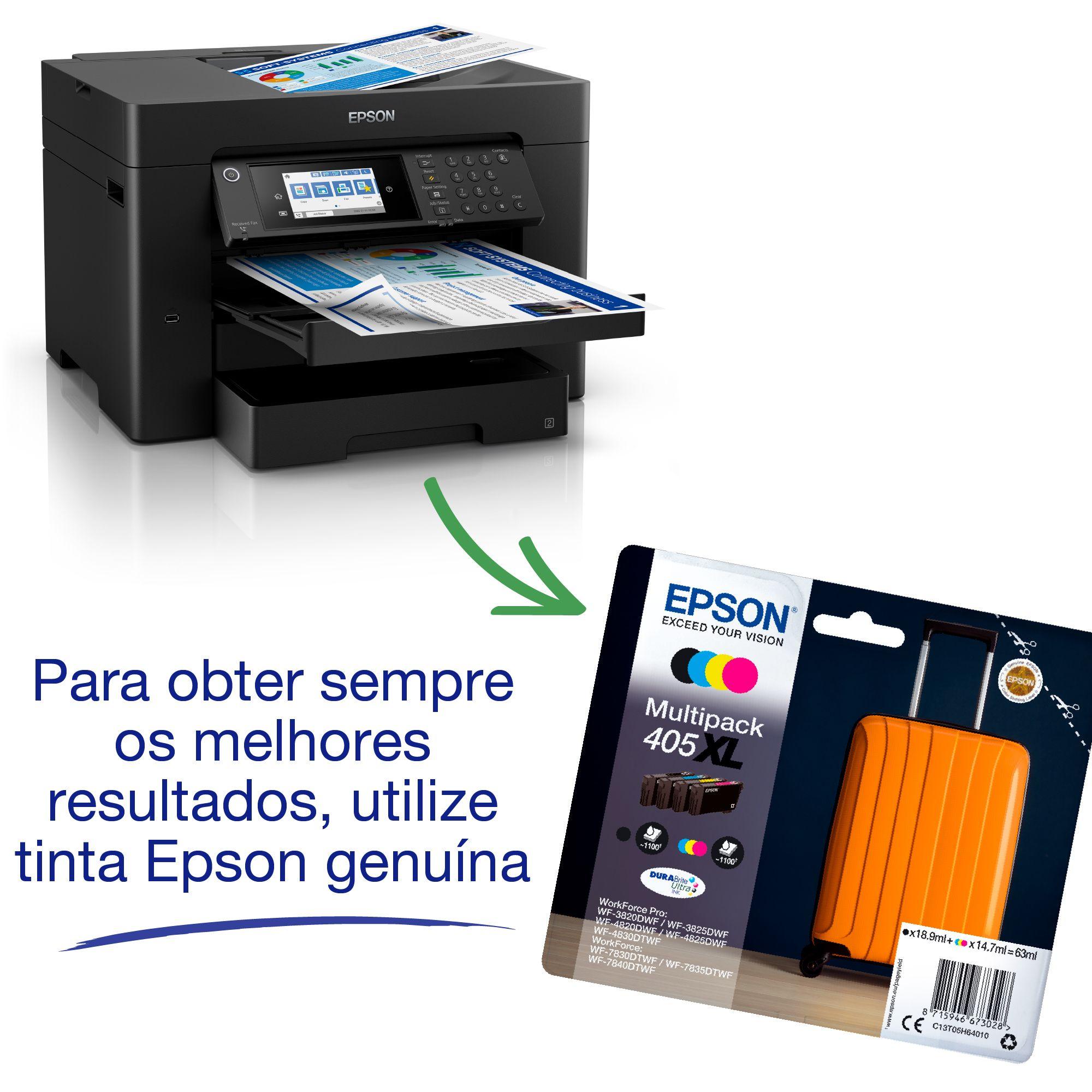 Impressora Multifunções EPSON WorkForce WF-7840DTWF (A3 - Impressão a cores - 550 folhas - Preto) — miniatura 7