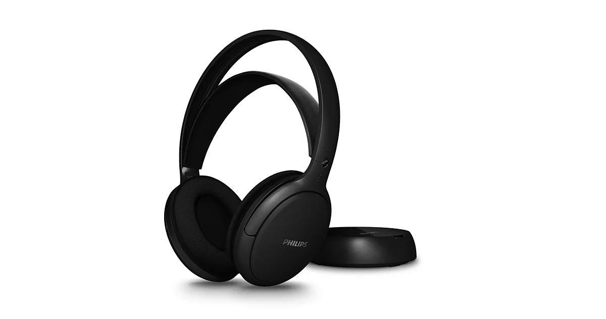 Auscultadores PHILIPS SHD6000BK/12 (600 mAh - Preto)