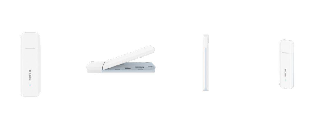 Adaptador USB 4G LTE D-LINK DWM-222W/R (Wi-Fi 6 - 286,8 Mbit/s - Banda única - Branco), miniatura 2