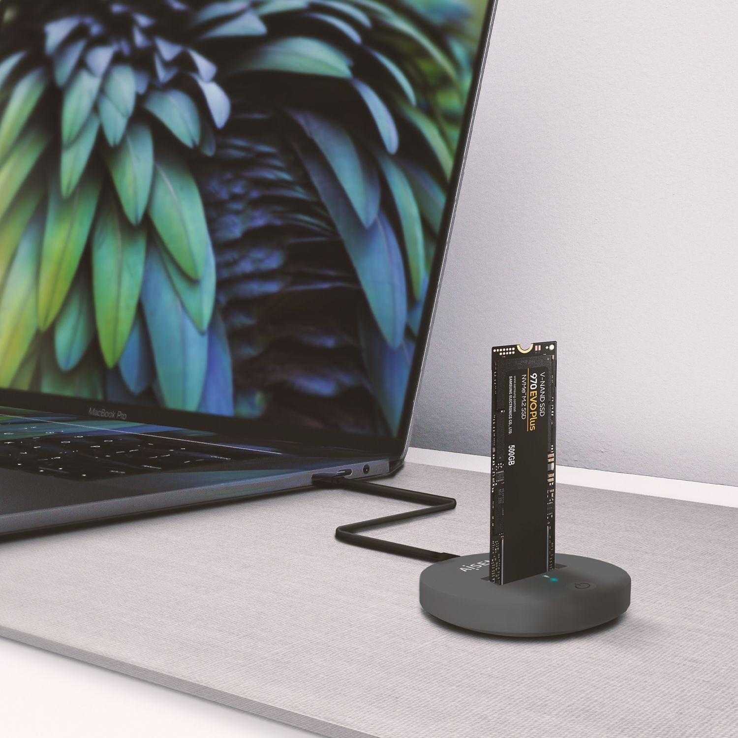Docking Station M.2 AISENS ASUC-M2D014-GR (2 TB - M.2 - SATA - Cinzento) — miniatura 5