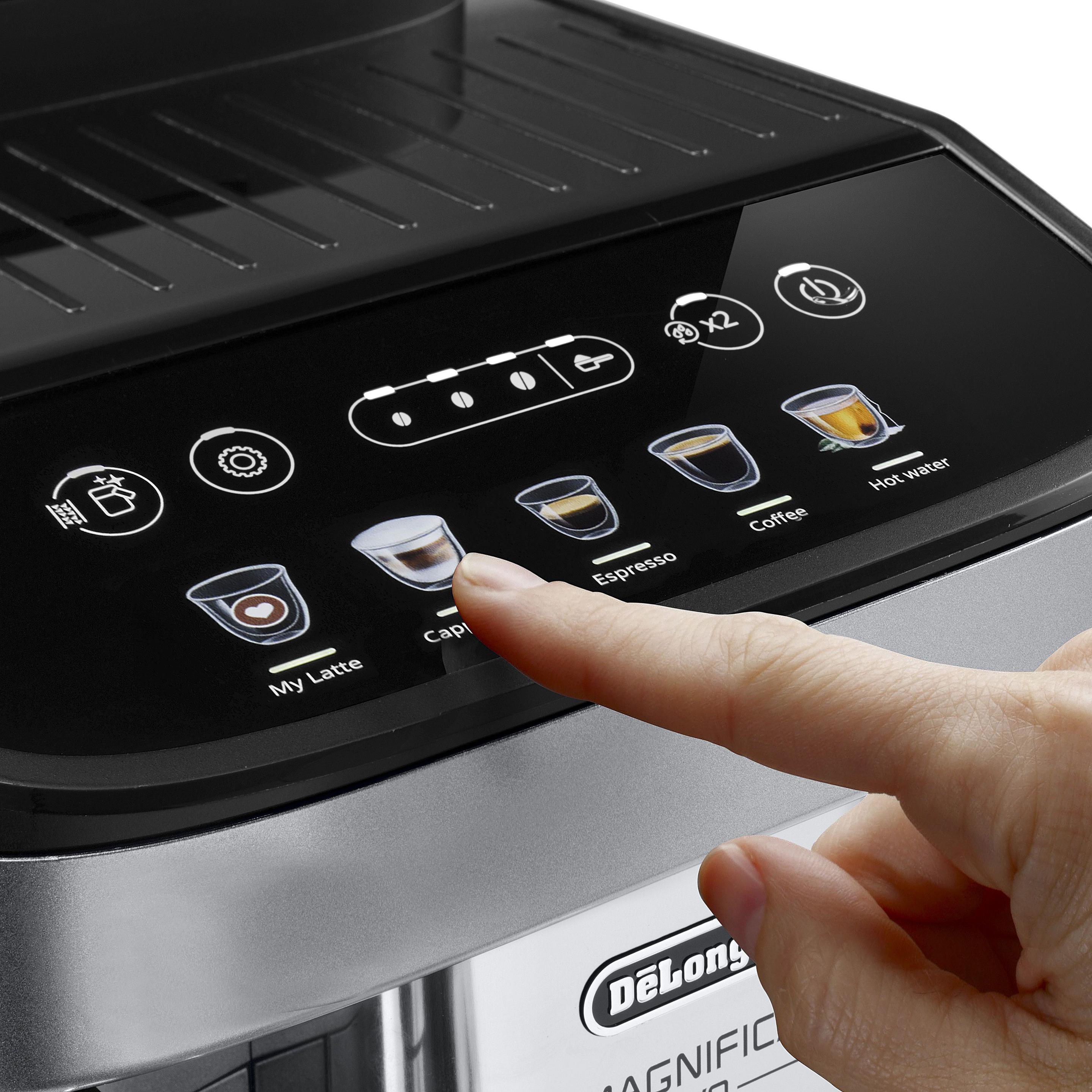 Máquina de Café Automática DELONGHI Magnifica Evo ECAM290.61.SB (Grãos de café - 1450 W - 15 bar - Preto e Prateado), miniatura 4